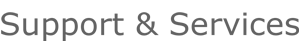 Support & Services - Smart Solutions